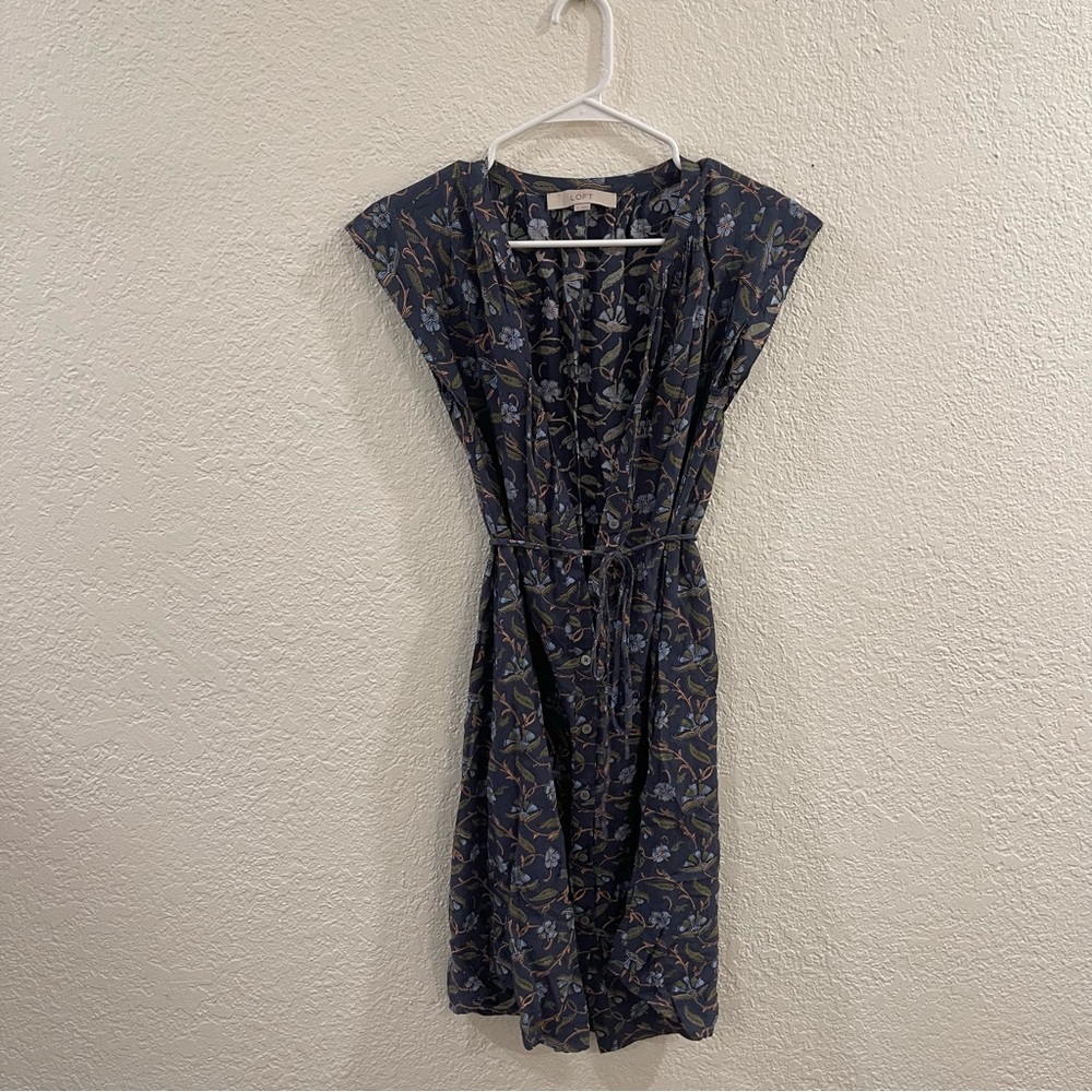 Loft Floral Dress - Picture 2 of 6